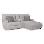 Signature Design by Ashley Acklen Place 93605S4 3 pc Power Reclining Sectional Sofa with Chaise