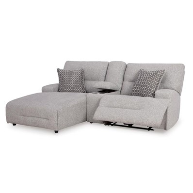 Signature Design by Ashley Acklen Place 93605S5 3 pc Power Reclining Sectional Sofa with Chaise