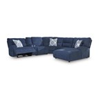 Signature Design by Ashley Acklen Place 93607S1 6 pc Power Reclining Sectional with Chaise