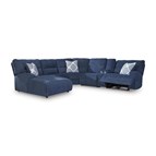 Signature Design by Ashley Acklen Place 93607S2 6 pc Power Reclining Sectional with Chaise