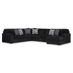 Signature Design by Ashley Midnight-Madness 98103S3 4 pc Sectional with Chaise