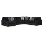 Signature Design by Ashley Midnight-Madness 98103S4 4 pc Sectional with Chaise