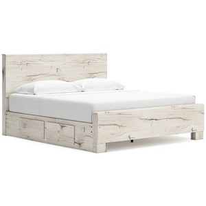 Signature Design by Ashley Lawroy B2310B12 King Panel Bed with Storage (Beds - King)