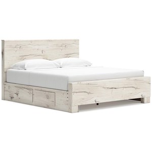 Signature Design by Ashley Lawroy B2310B13 King Panel Bed with Storage (Beds - King)