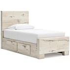 Signature Design by Ashley Lawroy B2310B23 Twin Panel Bed with Storage