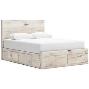 Signature Design by Ashley Lawroy B2310B9 Queen Panel Storage Bed (Beds - Queen)