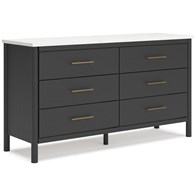 Signature Design by Ashley Cadmori B2616-231 Six Drawer Dresser (Dressers - 6 Drawers)