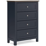 Signature Design by Ashley Landocken B414-45 Four Drawer Chest (Chests - 4 Drawers)