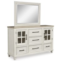 Benchcraft Shaybrock B683B1 Dresser and Mirror (Dresser Mirrors)