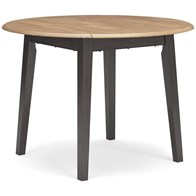 Signature Design by Ashley Gesthaven D396-15 Round Dining Room Drop Leaf Table (Dining Tables - Round)