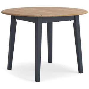 Signature Design by Ashley Gesthaven D399-15 Round Dining Room Drop Leaf Table (Dining Tables - Round)