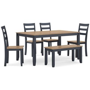 Signature Design by Ashley Gesthaven D399-325 Dining Room Table Set (Dinettes - 6-Piece)