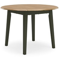 Signature Design by Ashley Gesthaven D401-15 Round Dining Room Drop Leaf Table (Dining Tables - Round)