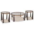 Signature Design by Ashley Frazwa T432T1 Coffee Table and 2 End Tables