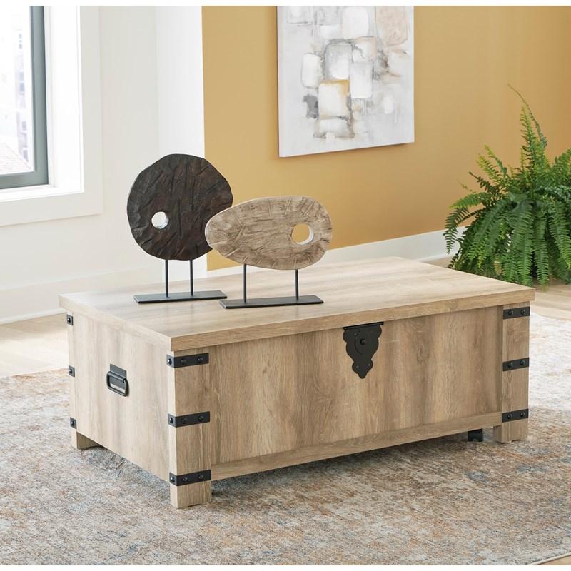 Large Picture of Signature Design by Ashley Calaboro T463T1 Lift-top Coffee Table and 2 End Tables