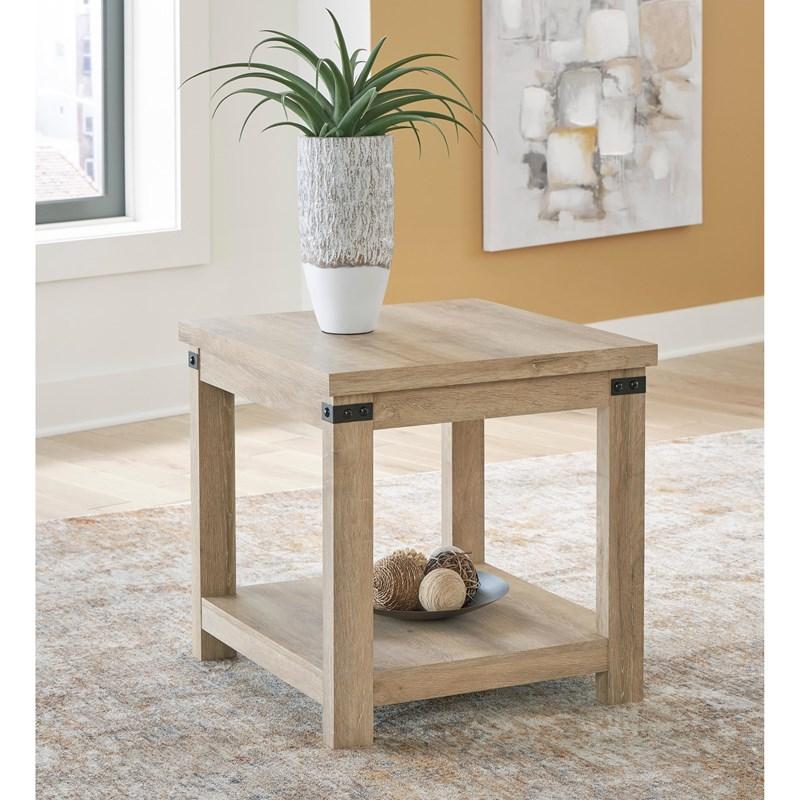 Large Picture of Signature Design by Ashley Calaboro T463T1 Lift-top Coffee Table and 2 End Tables