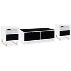 Signature Design by Ashley Gardoni T756T2 Coffee Table and 2 Chairside End Tables