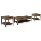 Signature Design by Ashley Roanhowe T769T1 Coffee Table and 2 End Tables