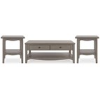 Signature Design by Ashley Charina T784T1 Coffee Table and 2 End Tables
