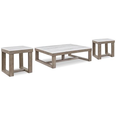 Signature Design by Ashley Loyaska T789T1 Coffee Table and 2 End Tables