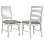 Coaster Furniture Aventine 108242 Wood Dining Side Chair - Vintage White (Set of 2)