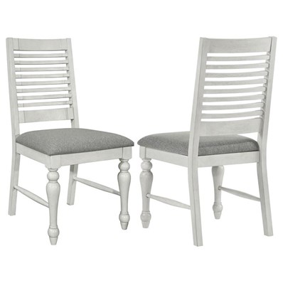 Coaster Furniture Aventine 108242 Wood Dining Side Chair - Vintage White (Set of 2)