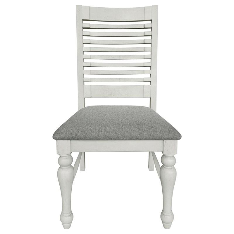 Large Picture of Coaster Furniture Aventine 108242 Wood Dining Side Chair - Vintage White (Set of 2)