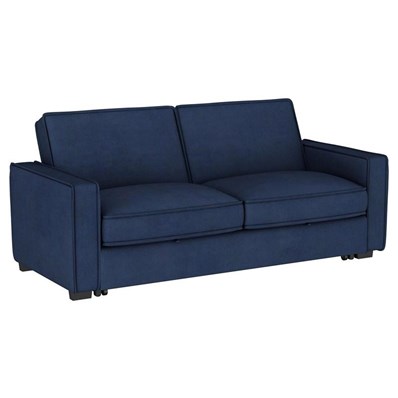 Coaster Furniture Gretchen 360240 Upholstered Convertible Sleeper Sofa Bed - Navy Blue