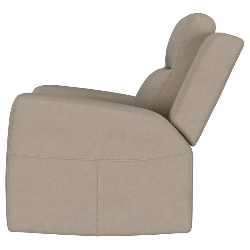 Large Picture of Coaster Furniture Brentwood 610283 Upholstered Recliner Chair - Taupe