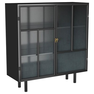 Coaster Furniture Dalia 950385 2-door Accent Storage Cabinet with Shelving - Black