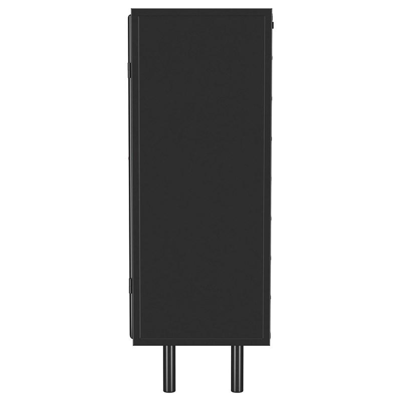 Large Picture of Coaster Furniture Dalia 950385 2-door Accent Storage Cabinet with Shelving - Black