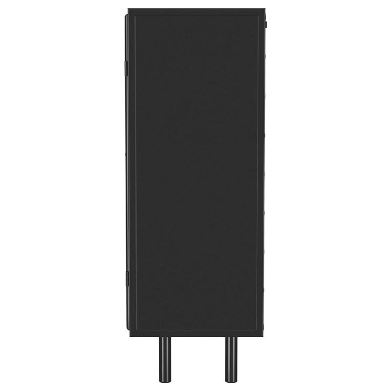 Large Picture of Coaster Furniture Dalia 950385 2-door Accent Storage Cabinet with Shelving - Black