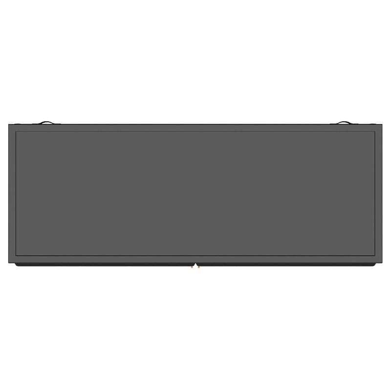Large Picture of Coaster Furniture Dalia 950385 2-door Accent Storage Cabinet with Shelving - Black