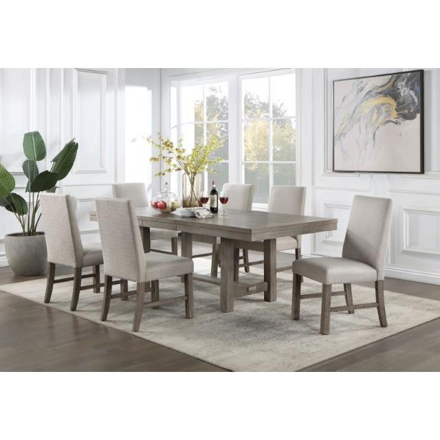 Large Picture of Furniture of America San Antonio CM3251GY-T Dining Table