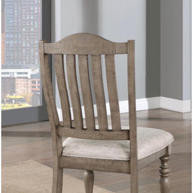 Large Picture of Furniture of America Newcastle CM3254GY-SC-2PK Side Chair