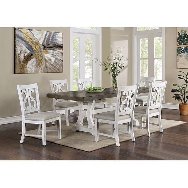 Large Picture of Furniture of America Auletta CM3417GY-T-TABLE