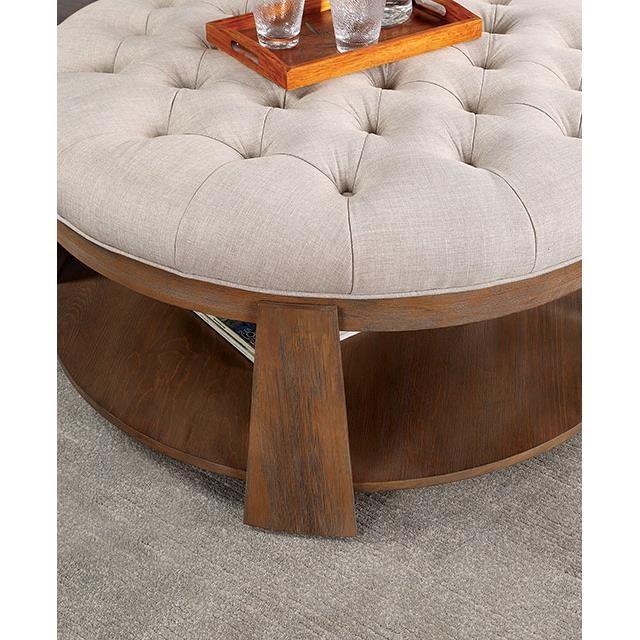 Large Picture of Furniture of America Guis CM4411BG-C Ottoman