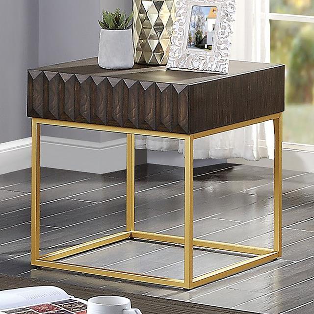 Furniture of America Augsburg CM4545WN-E End Table