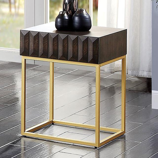 Furniture of America Augsburg CM4545WN-ST Side Table