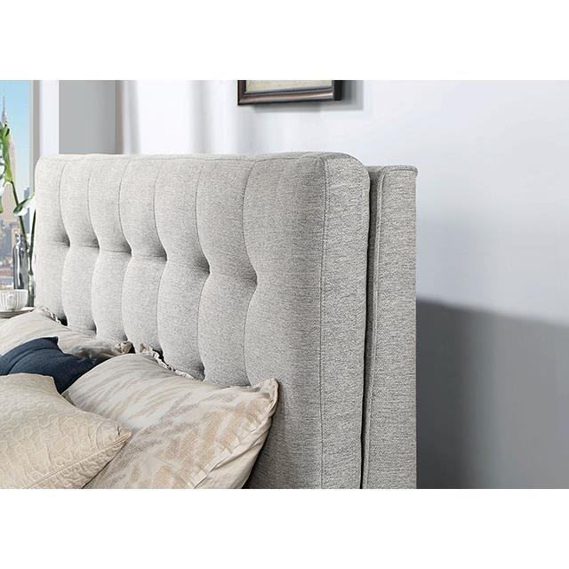 Large Picture of Furniture of America Leomin CM7241GY-EK King Bed