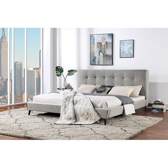 Large Picture of Furniture of America Leomin CM7241GY-F Full Bed