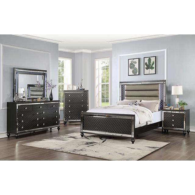 Large Picture of Furniture of America Calandria CM7320GY-M Mirror
