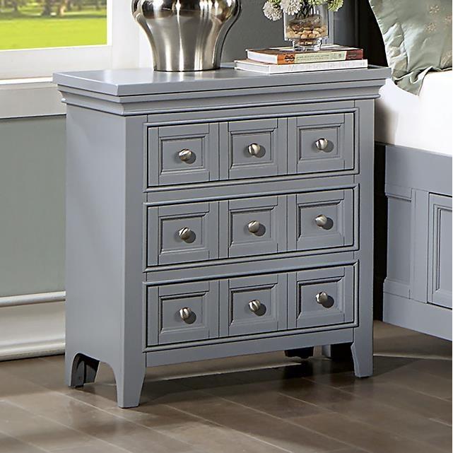 Furniture of America Castlile CM7413GY-N Night Stand