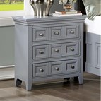 Furniture of America Castlile CM7413GY-N Night Stand