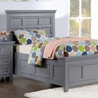 Furniture of America Castlile CM7413GY-T Twin Bed