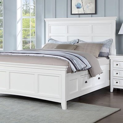 Furniture of America Castile CM7413WH-CK California King Bed