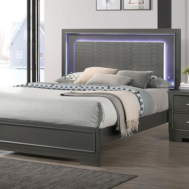 Furniture of America Alison CM7416GY-Q Queen Bed