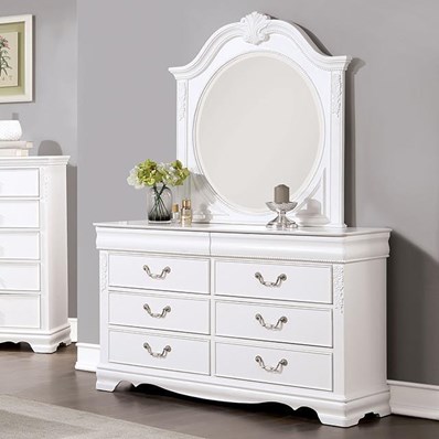 Furniture of America Alecia CM7458WH-D Dresser