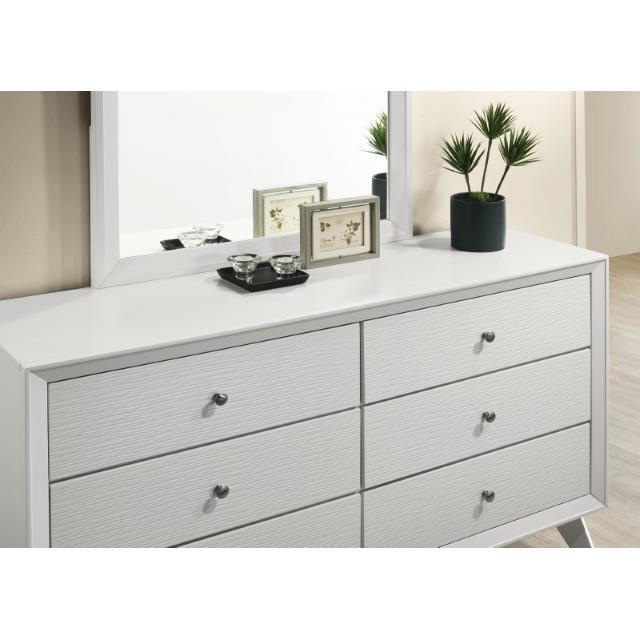 Large Picture of Furniture of America Dortmund CM7465WH-D Dresser