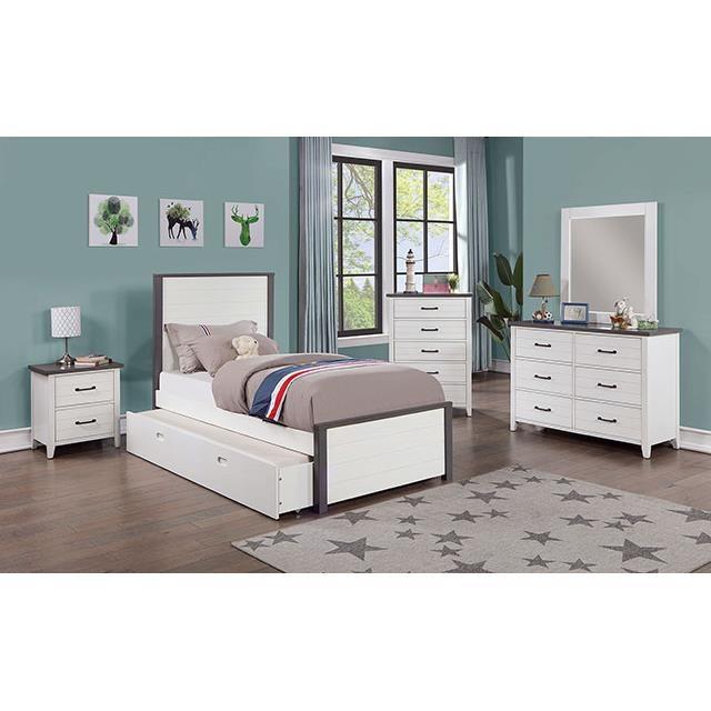 Large Picture of Furniture of America Priam CM7467WH-N Night Stand